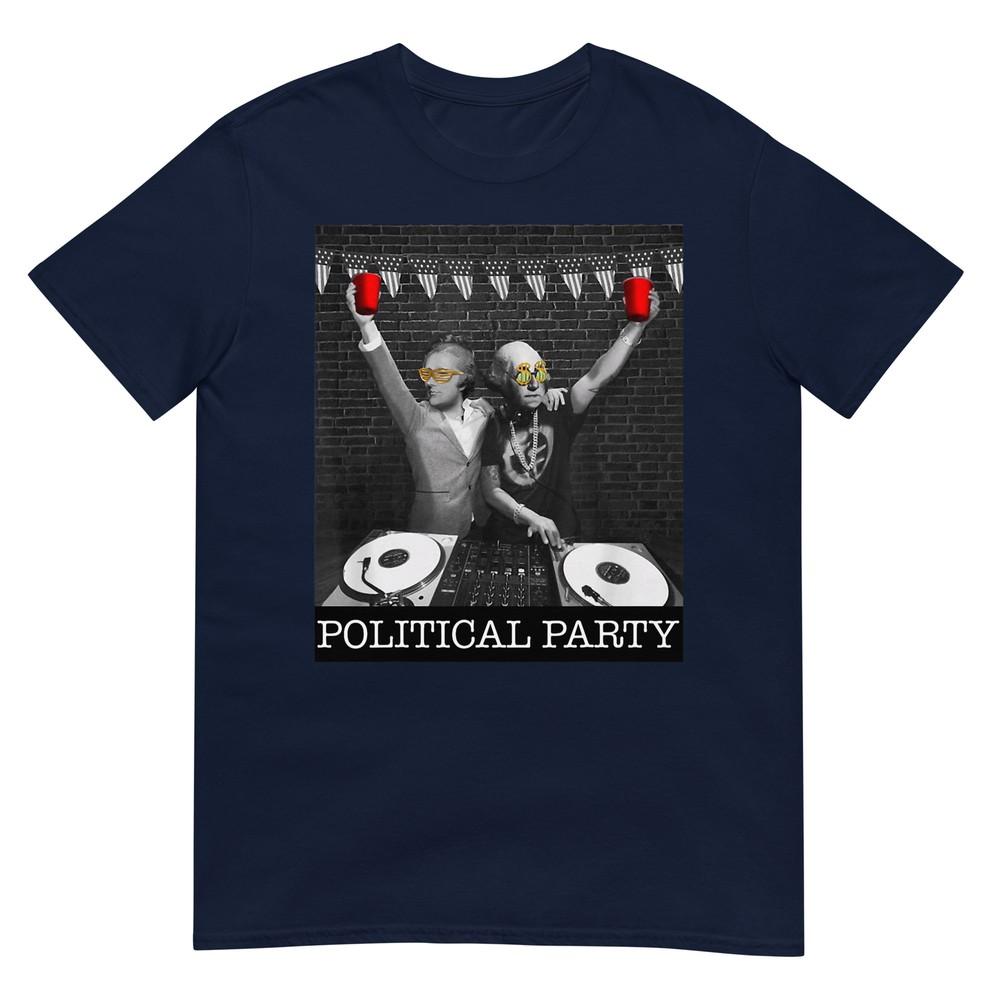 Political Party Presidents Washington Hamilton Drinking Tshirt S