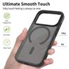 For iPhone 17 Pro Matte Case,Compatible with MagSafe Shockproof Protection Translucent Cover For iPhone 17 Air/17 Pro Max/17
