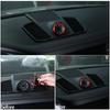 For Porsche Cayenne MACAN 718 911 Panamera Aluminium Alloy Clock Compass Stopwatch Decoration Ring Sticker Car Accessories