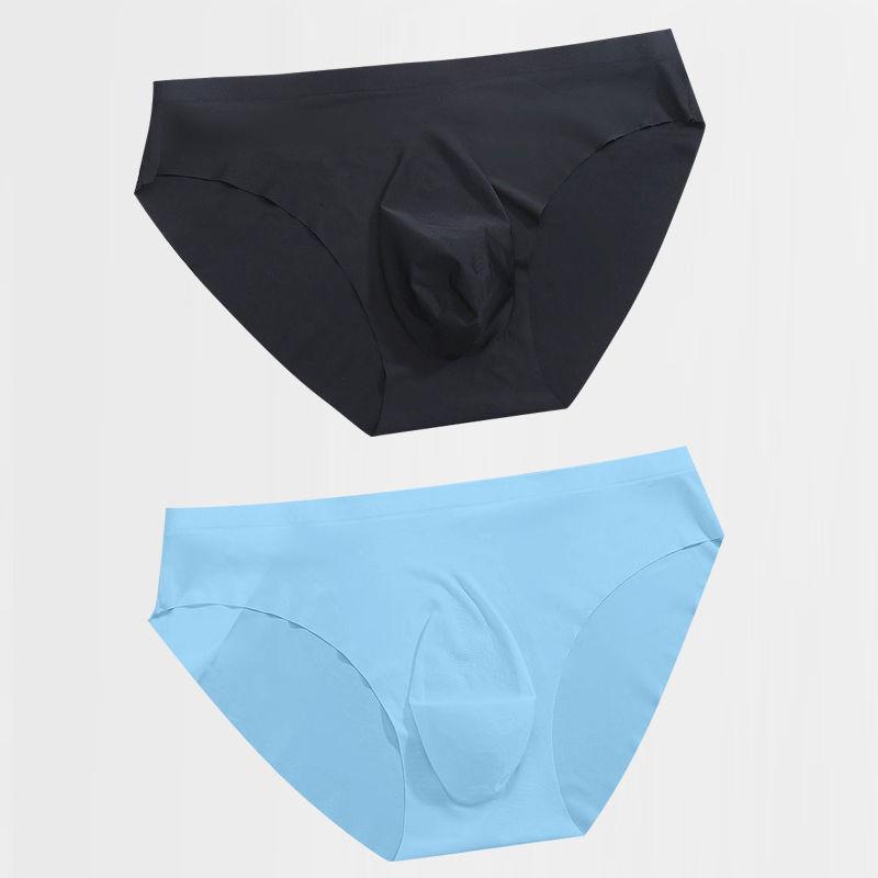 

Мужское нижнее белье, треугольные шорты, прозрачные ультратонкие летние дышащие шорты из ледяного шелка XXXL