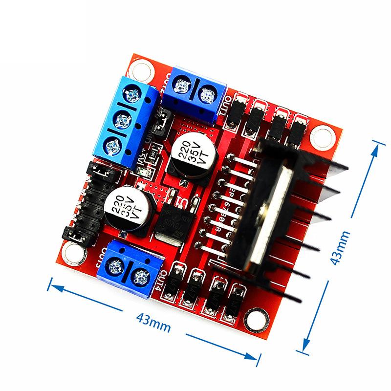 L298N Treiberplatinenmodul L298 Schrittmotor Smart Car Robot Breadboard Peltier High Power