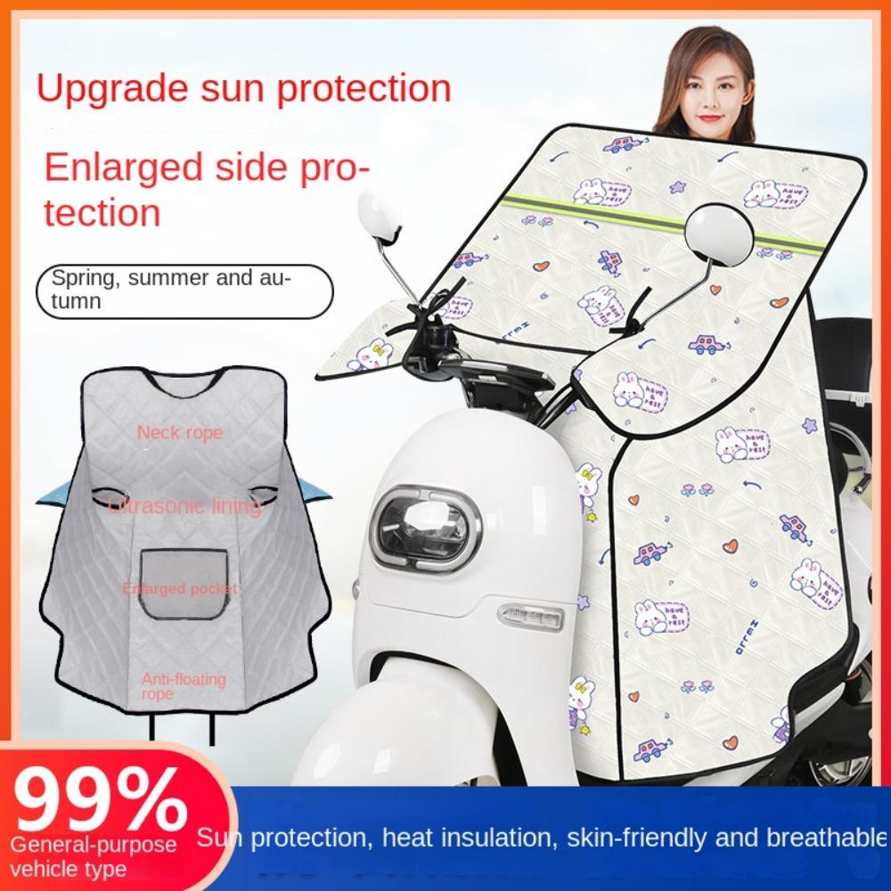 Breathable Motorcycle Handlebar Gloves Sunshade Handle Covers  Summer