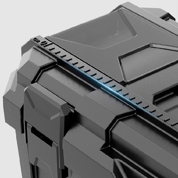 Handy Double Deck Hardware Case Stable Essential Tool Box Portable Tool Kit