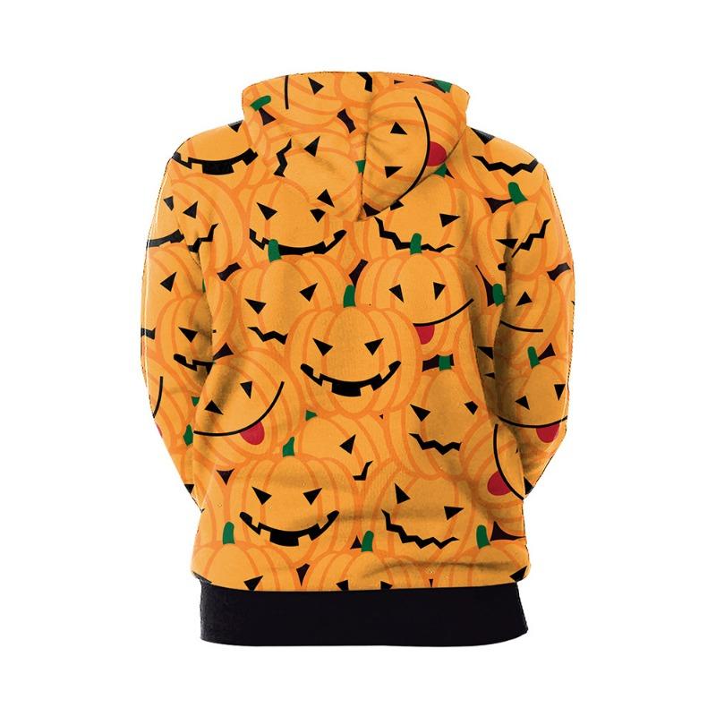 Hip-hop street new Halloween couple loose large size hooded sweater baseball cap personalized autumn clothes woman