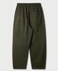 JEMUT Cotton Peach Wide Elastic Waist Pants Deep Khaki Mmlp2673