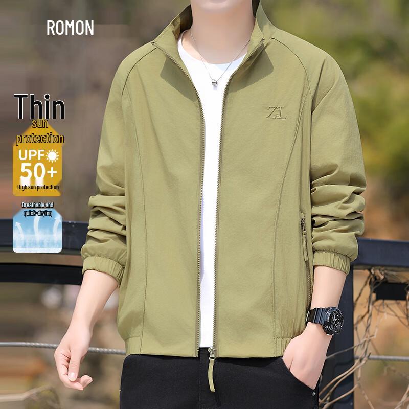 Luomeng Men s UPF50+ UV Protection Lightweight Jacket M
