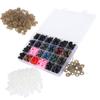 460Pcs Doll Eyes and Noses Plastic Resin Colorful MultiSize Plush Toy Face DIY Supplies