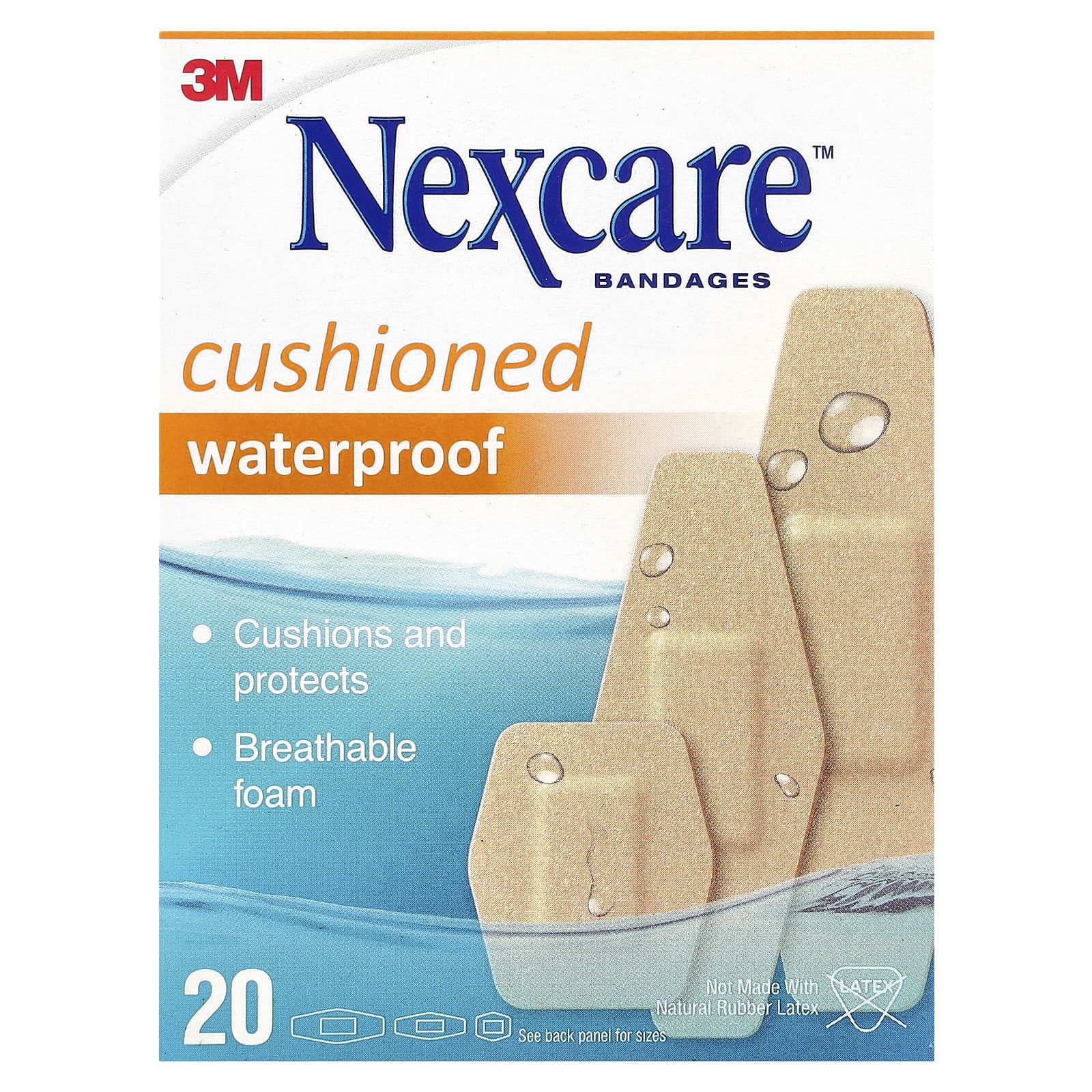 

Водонепроницаемый пластырь-подушечка, 20 разных размеров