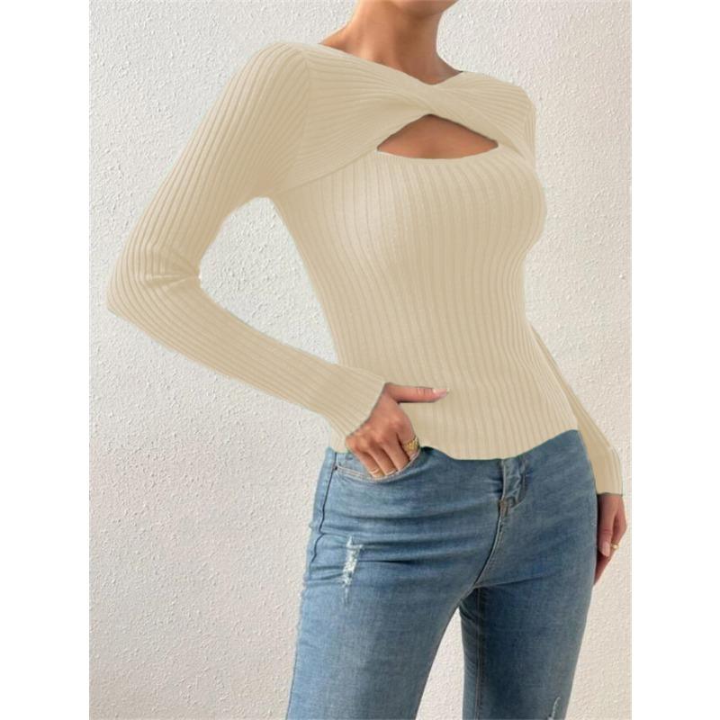 Fashion Fall Casual Womens Yyfs Winter Solid Color Print Long Sleeve Sweaters