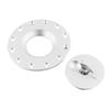 77mm Car Fuel Cell Twist Cap Oil Gas Tank Filler Cover Flush Mount 12 Bolts Universal