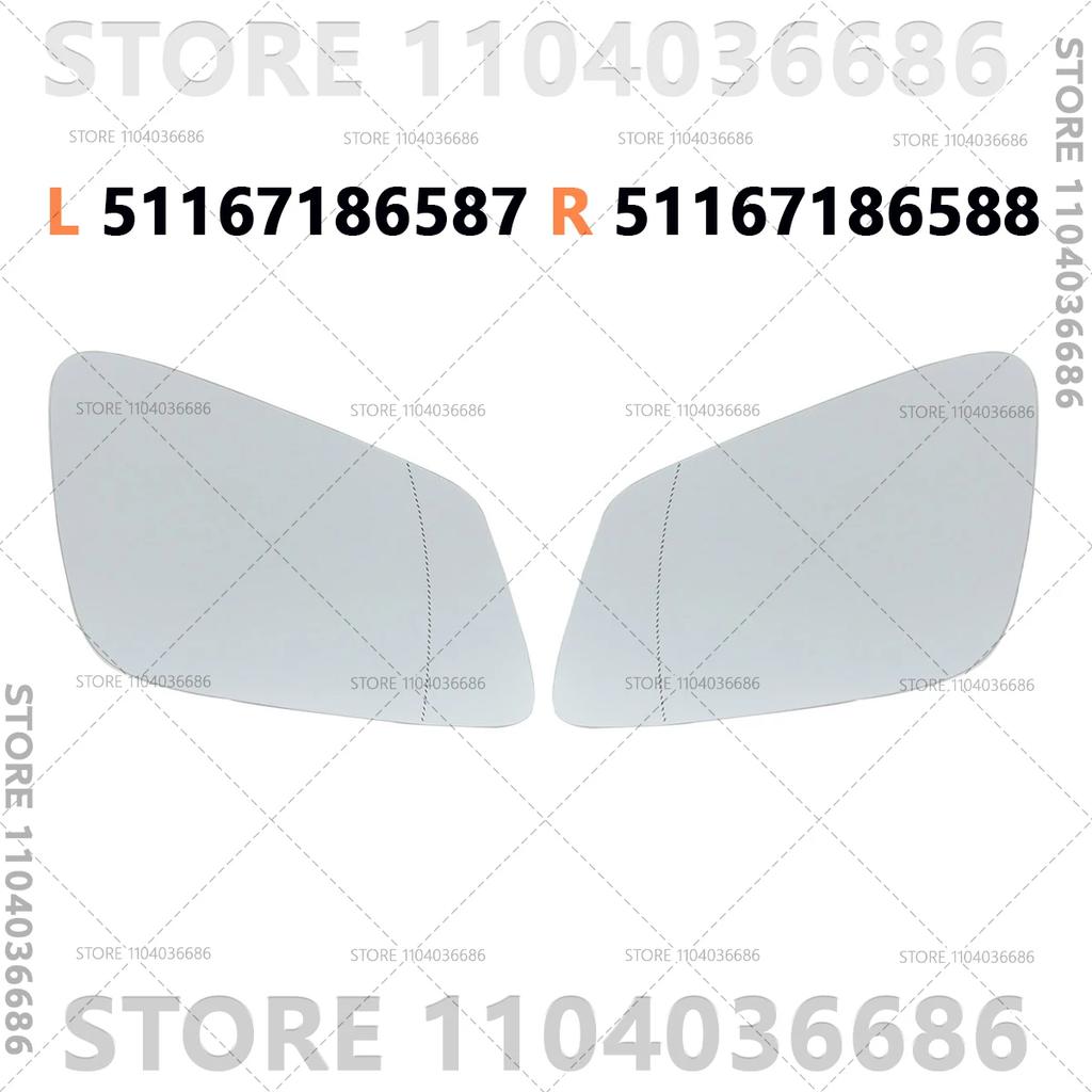 For 2008-2018 BMW 5/6/7 F01 F02 F03 F04 F06 F07 F10 F11 F12 F13 F18 E60 E61 E62 E63 E64 Heated Mirror Glass 4 Pins