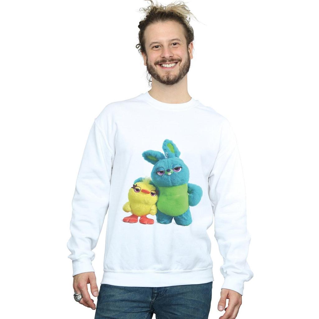 Disney Mens Toy Story 4 Ducky And Bunny Sweatshirt