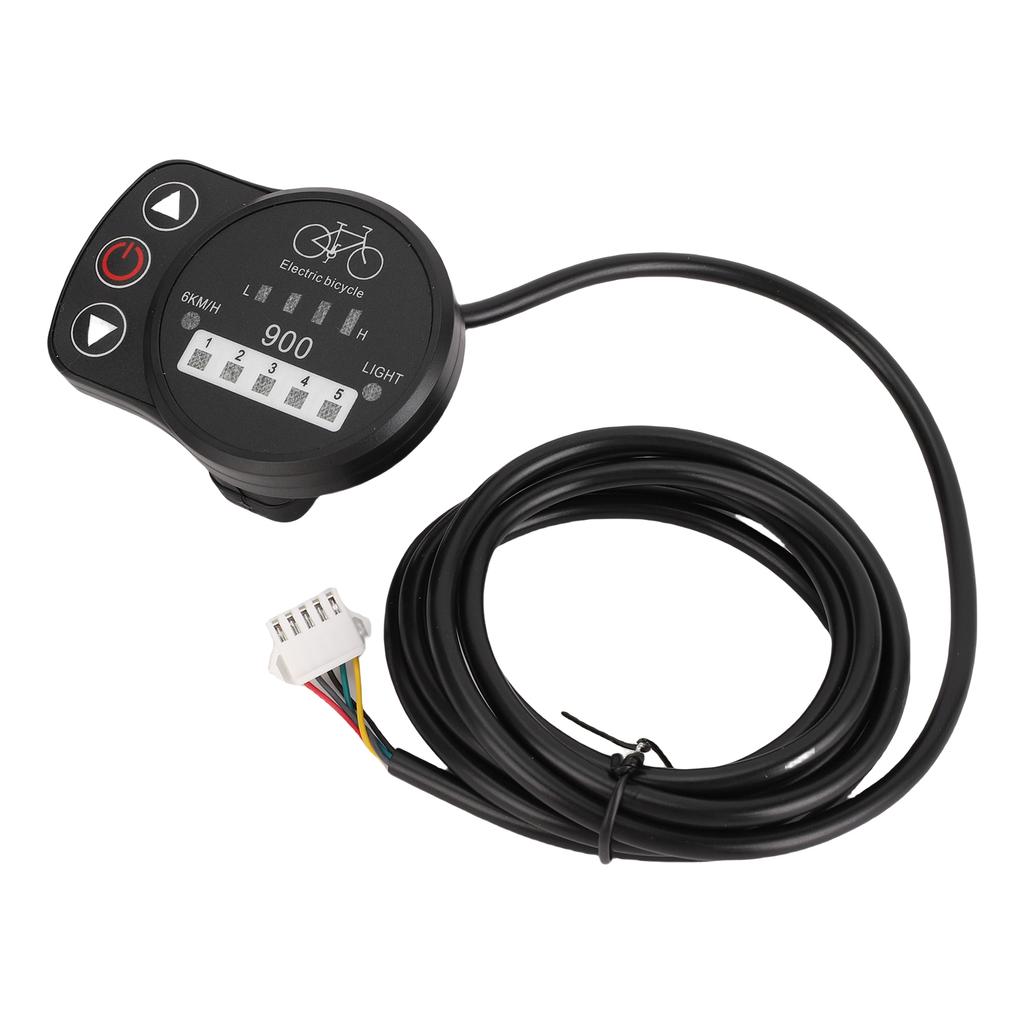 Electric Scooter Display Control Panel 24V 36V 48V KT LED900 Bike LED Display Meter with SM Connector