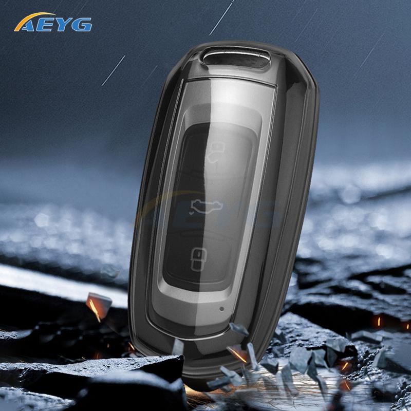 Soft Tpu Car Key Cover Case Protection Shell Keychain For Geely Atlas Boyue Nl3 Ex7 Suv Gt Gc9 Emgrand X7 Borui Auto Accessories