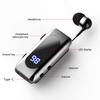 K55 Bluetooth-kompatibler Kopfhörer Anrufvibrationserinnerung Kragenclip Teleskopkabel Mini In-Ear Sport