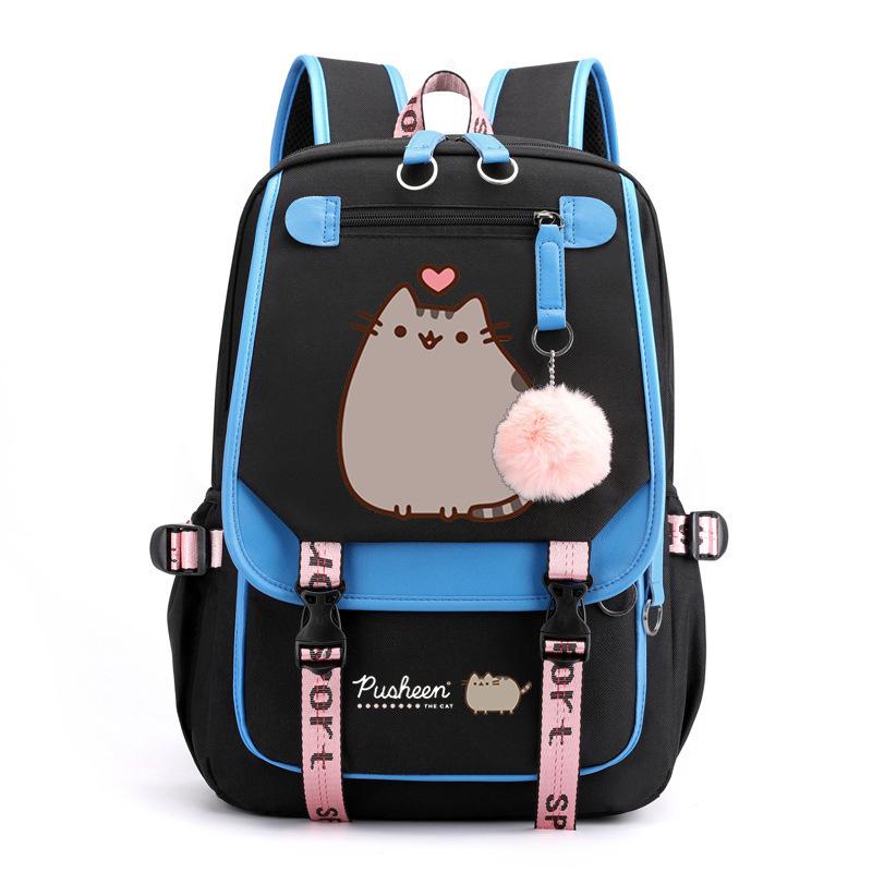 Cartoon Cute Printed School Bag Outdoor Travel Oxford Cloth Backpack