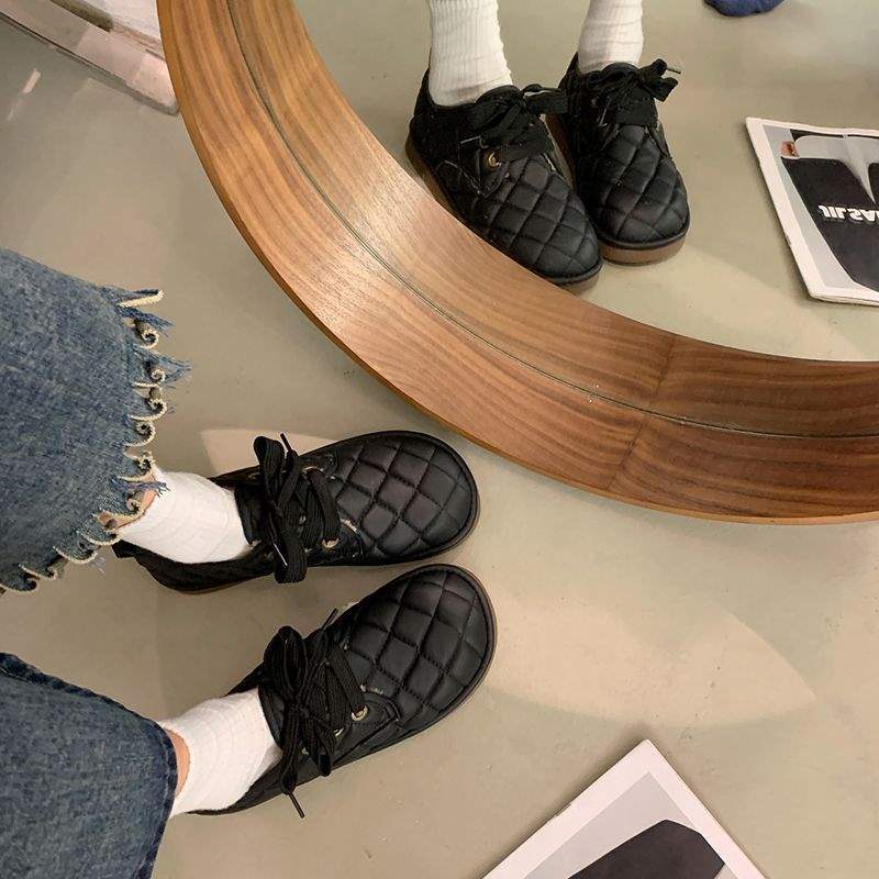 Doudou shoes women's 2025 new autumn and winter soft-soled bread women's shoes loafer beacon shoes cotton shoes plush shoes