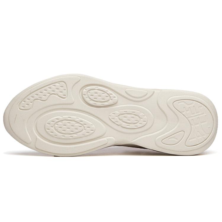 Anta Life Collection Chao Bai 2.0 Comfortable Slip Resistant Abrasion Resistant Low top Casual Shoes Men's Mud Gray 112138840-3