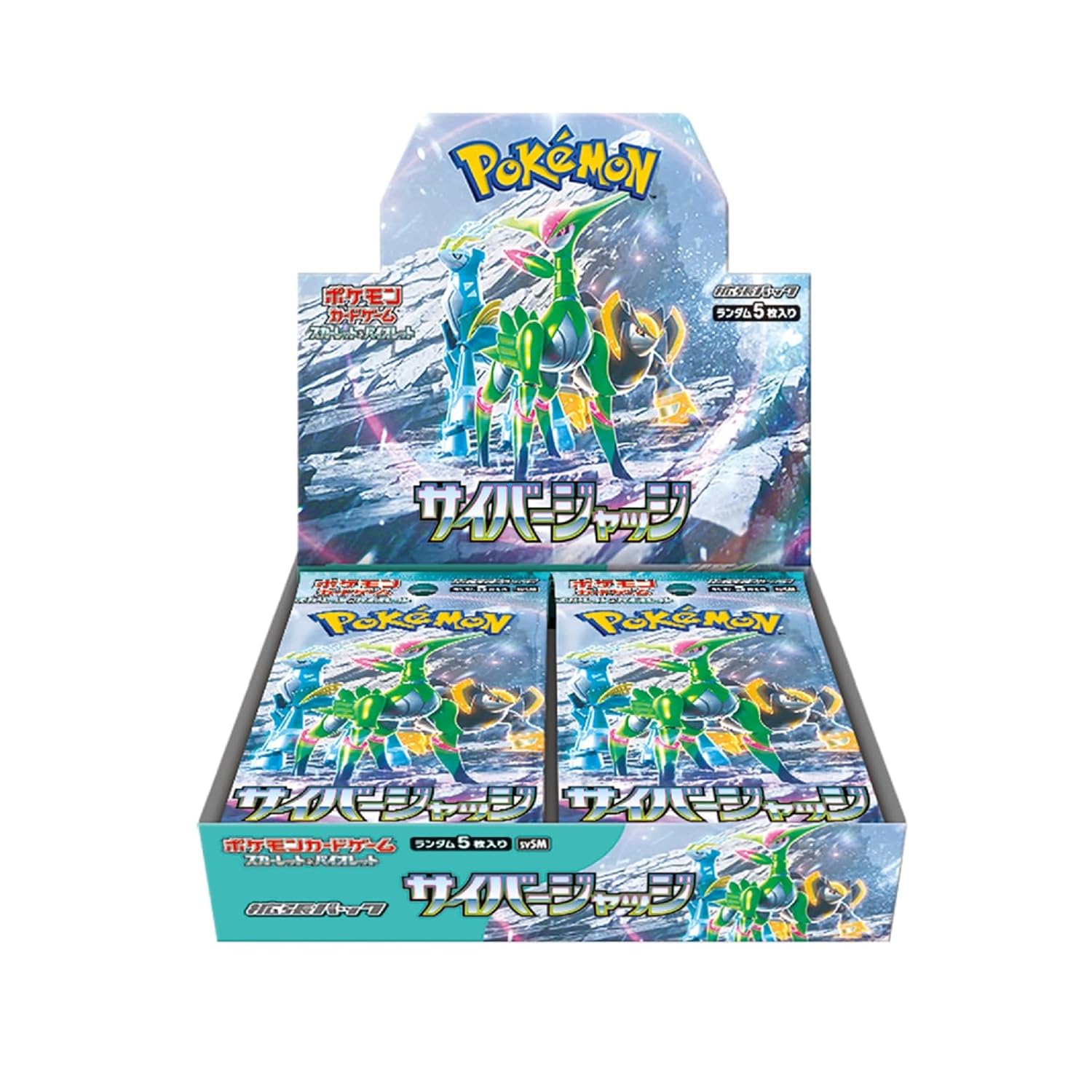 Pokemon Card Game Scarlet Violet Expansion Pack Cyber Judgment Box