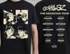 Gorillaz The Mountain Tour 2026 Europa und UK Merch Mit Daten T-Shirt Unisex T-Shirt