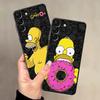 Funda Phone Cover Case for Samsung Galaxy A13 A20 A05 A70 A15 A04 A16 A40 A12 A17 A50 A06 S-simpsons Donut