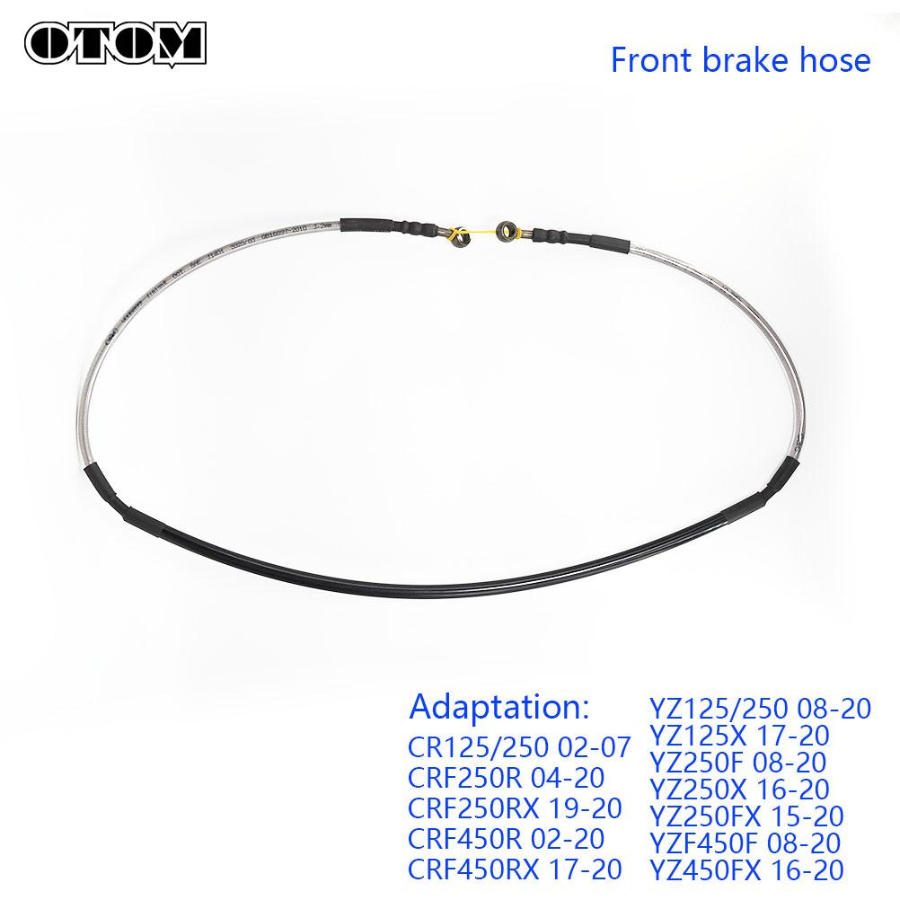 

OTOM Braided Brake Hose Motorcycle Dirt Bike Front Rear Brake Line Cable Oil Pipes For HONDA CRF YAMAHA YZF 250 450 45125-KRN-A31