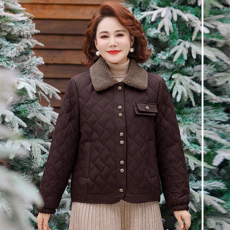 Autumn and winter new short cotton-padded jacket women's warm cotton-padded jacket women