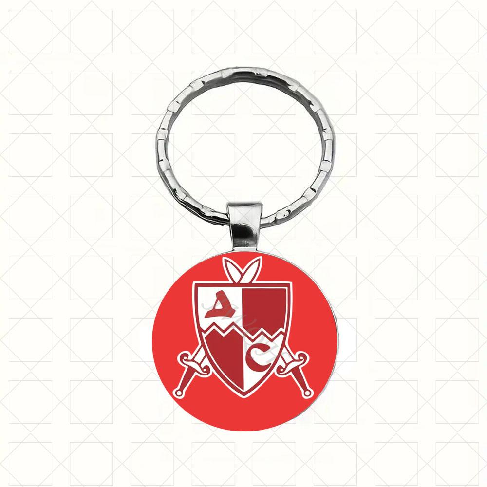 

1PC For Delije Sever Red Star Keychain DIY Car Keyring Accessories, Creative Pendant for Men & Women Souvenir Lovers Gifts