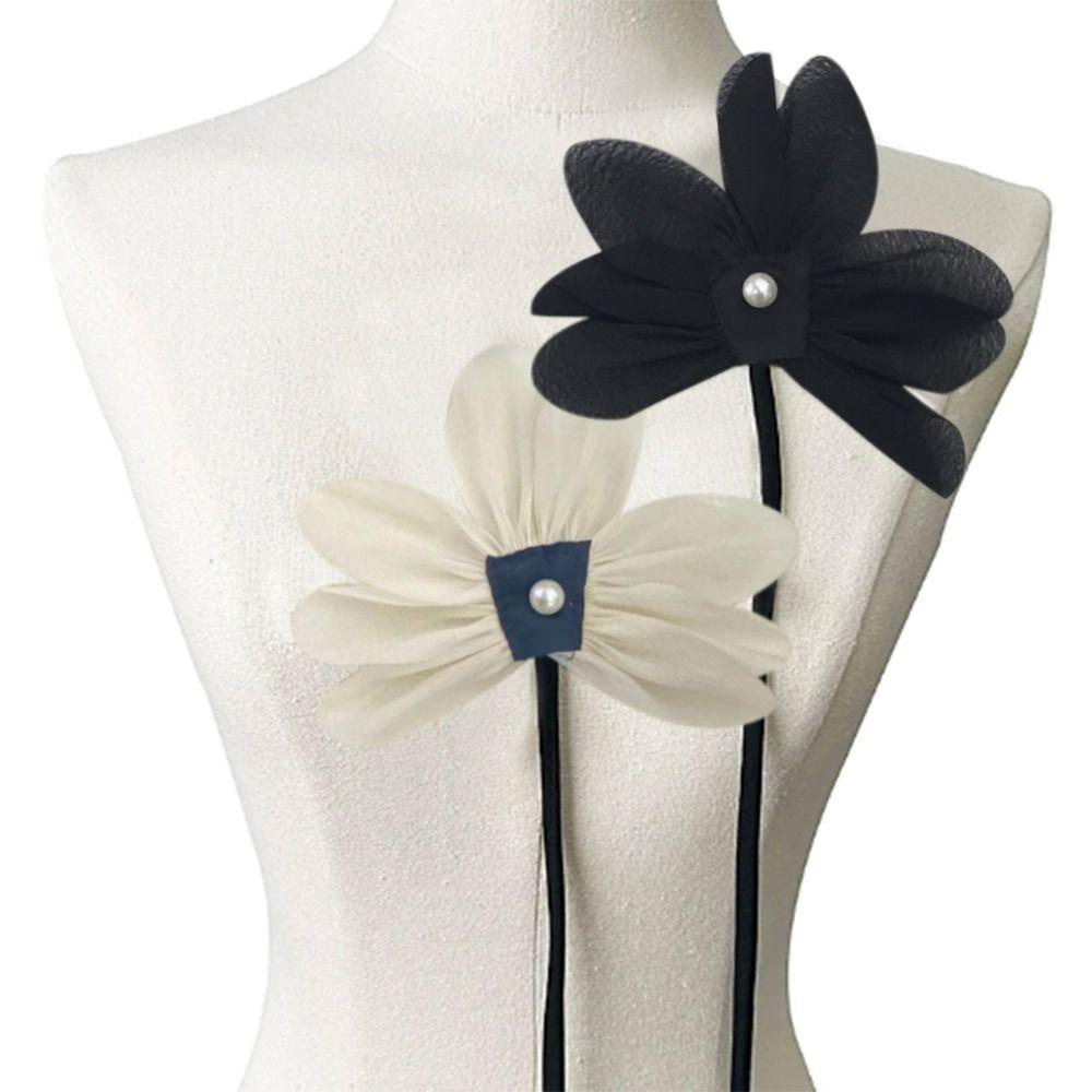 Cloth Fabric Flower Brooch Pins Handmade Lapel Pins Fashion Collar Flower  Wedding Party