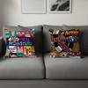 Aaahh R-Real M-Monsters Cushion Cover Double Sided Printed Polyester Pillowcase Pattern Decorative Zipper Cushion Cover