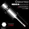 Hex S2 Strong Magnetic Screwdriver Bit Set for Pneumatic & Electric Drill