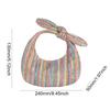 Summer Straw Woven Clutch Bag Women Knotted Purse with Bow 2025 Luxury Design Ladies Evening Handbag Party Banquet Bag Beach Bag