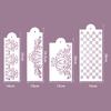 Fondant Cake Mesh Stencil Stamps Stencils Embossing For Decorating Tool Plastic Spray Mold Cookies Chocolate Drawing Painting