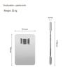 Stainless Steel Makeup Mixing Palette & Stick Set