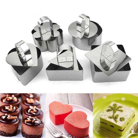 Mini Bakring Hittebestendig Multifunctioneel Corrosiebestendig Roestvrij Staal Mousse Taartvorm Ring voor Keuken