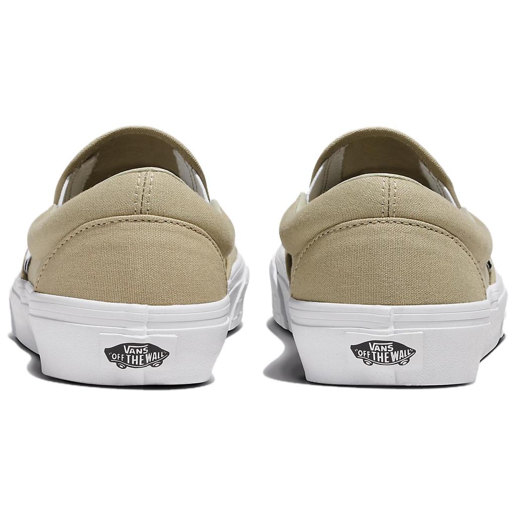 Vans Classic Slip-On Check Bumper - Khaki Unisex Sneakers Green VN0A2Z41KHK