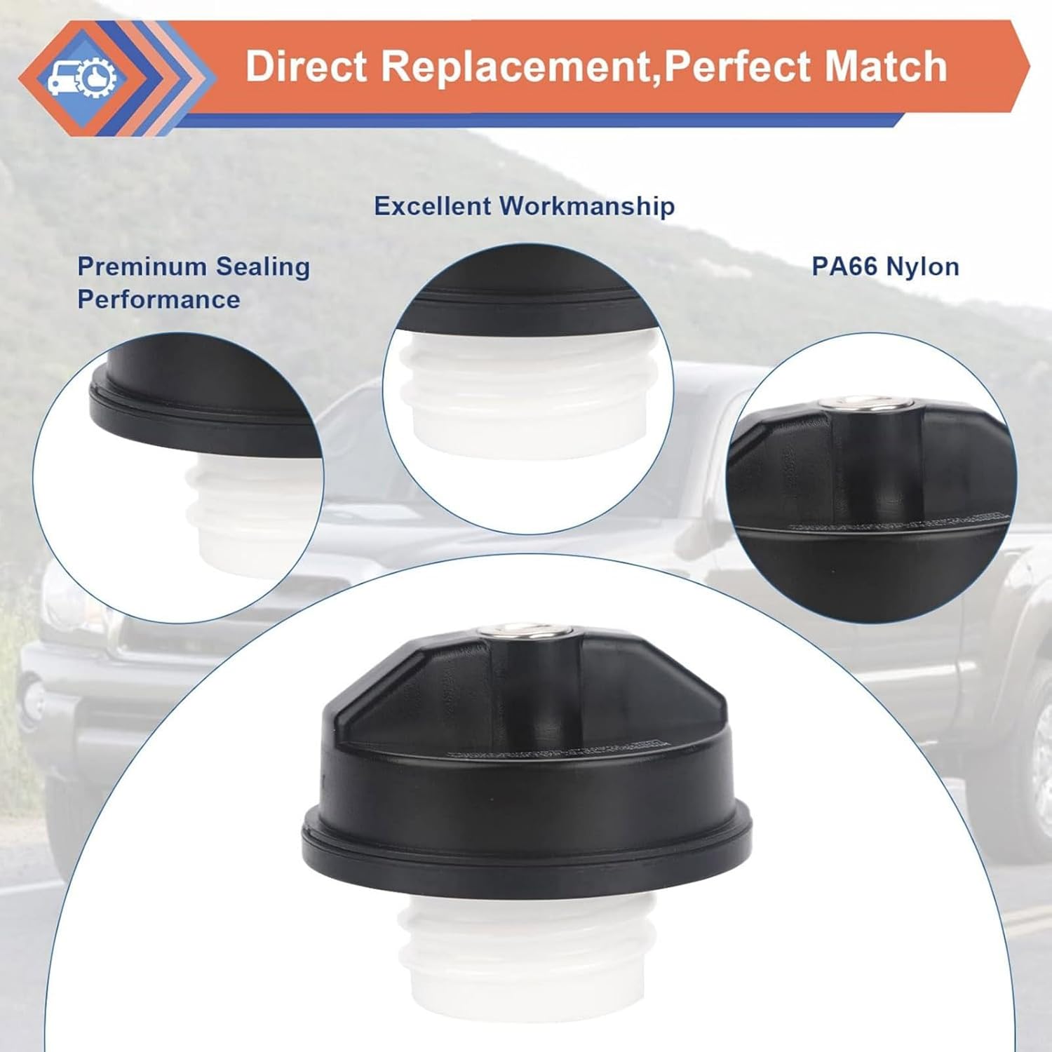 Car Locking Gas Fuel Tank Cap Cover 77300-47020 For Chevy Express 1500 2500 3500 4500 Cargo