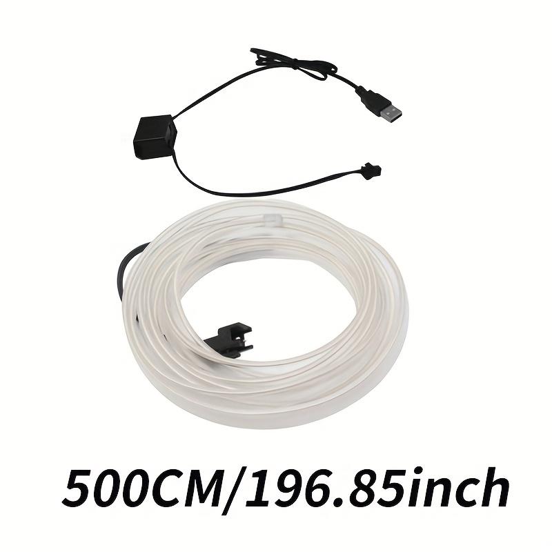 5m Car Interior Led Decorative Lamp EL Wiring Neon Strip Car Interior Atmosphere Lighting LED Strip USB Party Atmosphere Diode