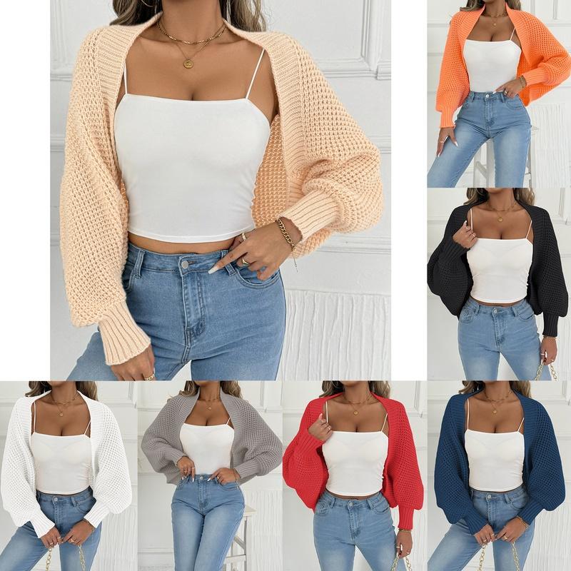 Women's Asymmetrical Shawl Knit Cardigan Open Front Loose Wrap Sweater Autumn Winter