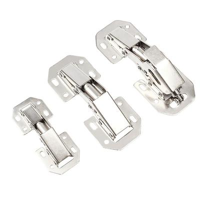 Stainless Steel Cabinet Door Hinges Hydraulic Folding Door Hydraulic Hinges Hardware No Punching Door Concealed Hinges Furniture