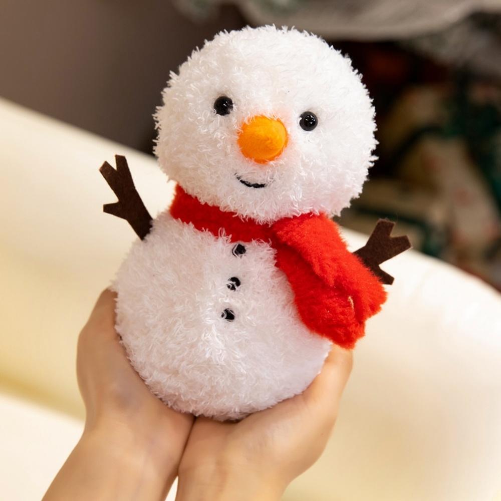 Lovely Christmas Series Plush Toys Cartoon Santa Claus & Elk Snowman Soft Plush Doll Home Decoration Christmas Gift