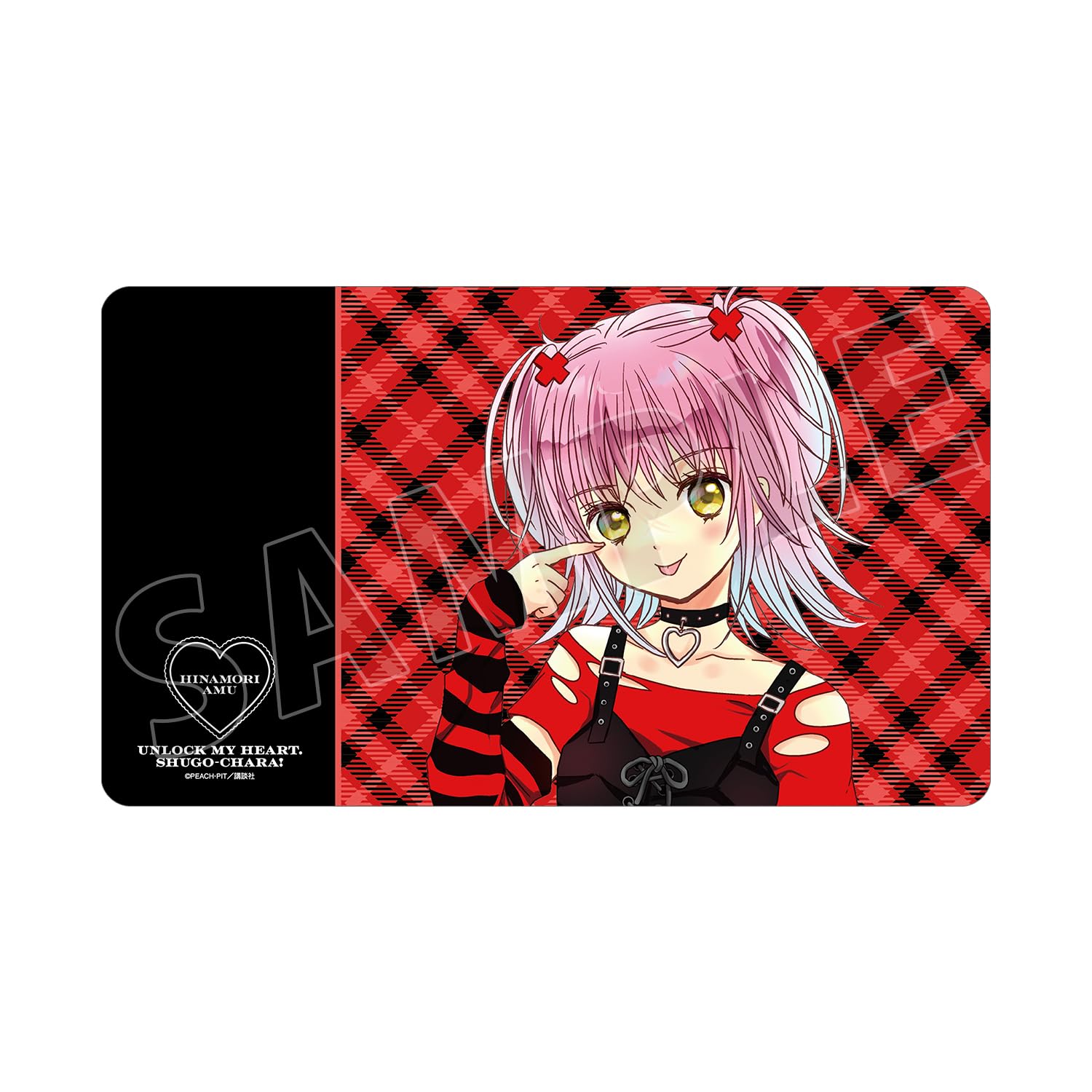 

Shugo PEACH Original Illustration of Amu Hinamori Gothic Punk Desk Mat Chara! PIT s Ver. Multi-Purpose
