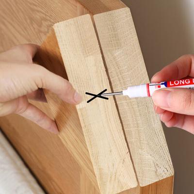 Long Nib Marker Construction Pen For Metal Oil Waterproof Thin Head Wood Craft Pen Extended 20Mm Long Head Deep Hole