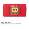Gucci Cow Leather Wallet Unisex Red 496317-0GDAT-6461