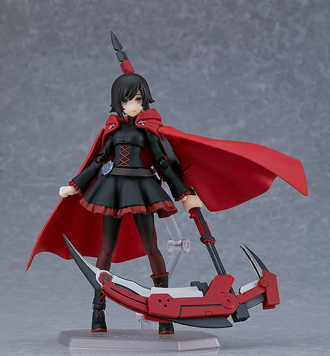 Max Factory figma RWBY Ice and Snow Empire Ruby Rose Plastic Painted Movable Figure Non-Scale
