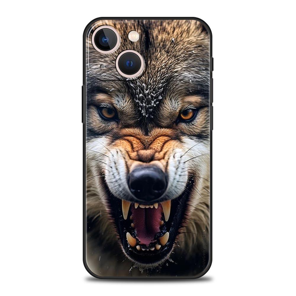 The Wolf Phone Case For iPhone 17 16E 15 16 14 13 12 11 Pro Max 7 8 Plus Soft TPU Back Cover