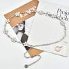 Light Luxury High-end Flower Rhinestone Decorative Metal Waist Chain for Women with Dress Versatile Small Fragrance Style Decorative Chain