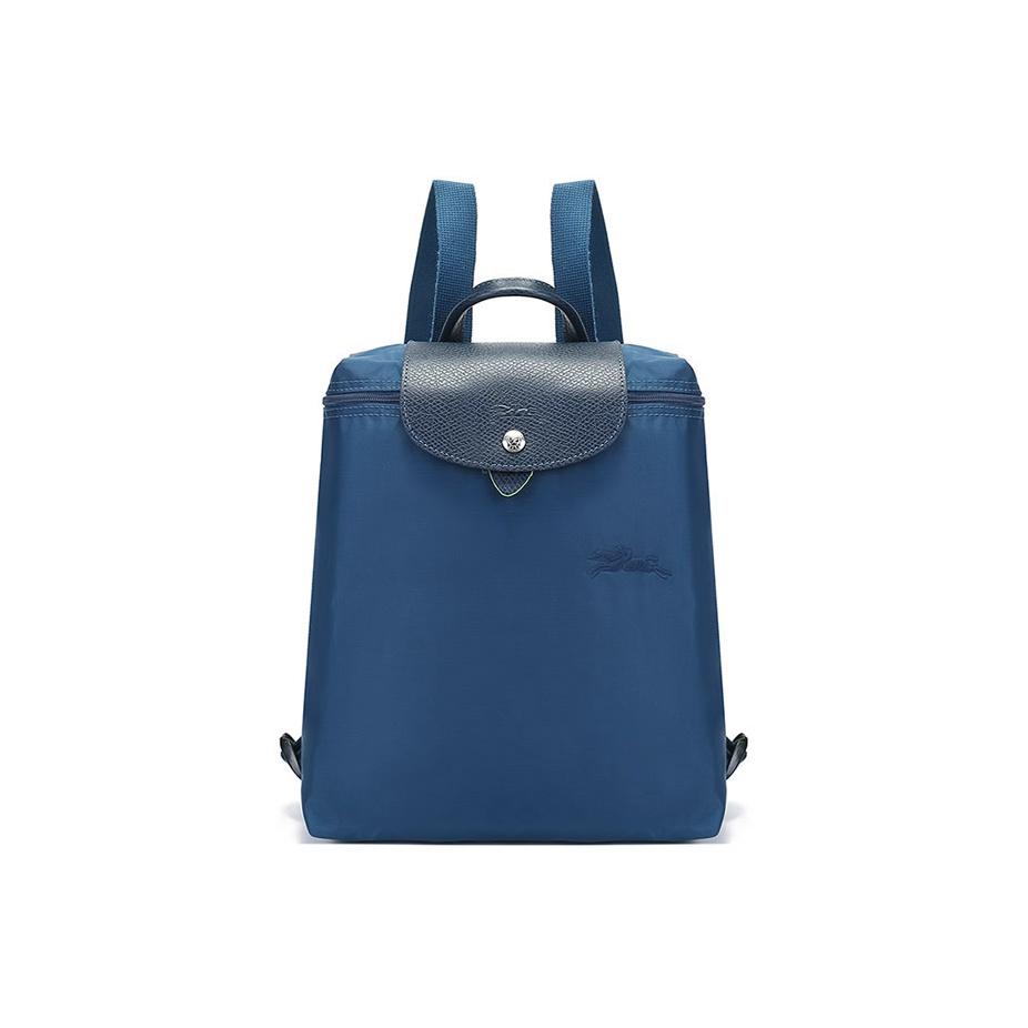 

Longchamp Le Pliage Zipper Large Cowhide Backpack Small Ocean Color Women backpack 1699919P57 Sea