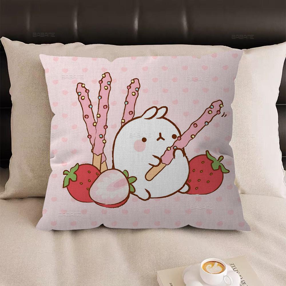 Cute Bunny Rabbit Pillowcase toon Gift Cushion Cover Bedroom Home Sofa Chair Seat Decor pillow case