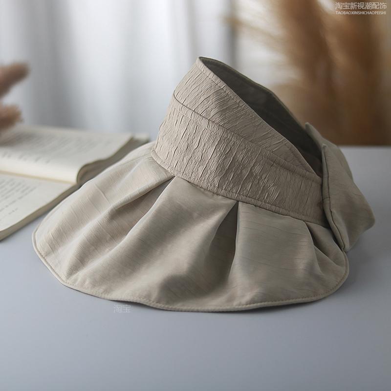 

Кепка с сетчатым козырьком, защита от УФ-лучей, летняя детская шляпа от солнца с открытым верхом, шляпа от солнца с широкими полями, складная Adult (55-57cm)